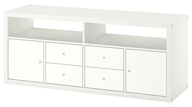 KALLAX tv sehpası, 147x39x60 cm beyaz