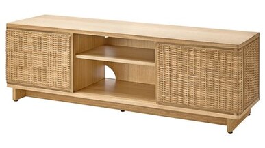 FRYKSÅS tv sehpası, 157x41x49 cm rattan