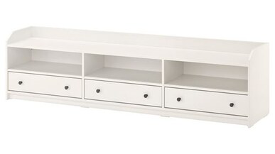 HAUGA tv sehpası, 206x46x54 cm beyaz