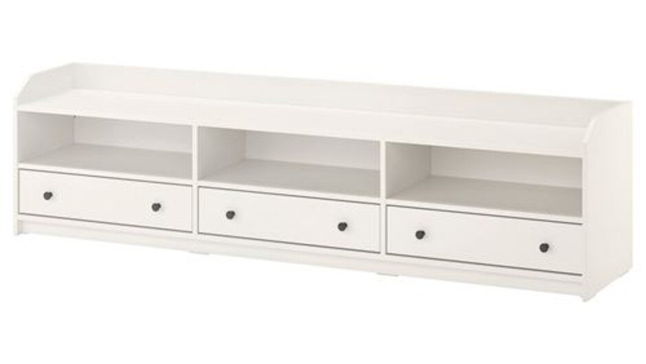HAUGA tv sehpası, 206x46x54 cm beyaz