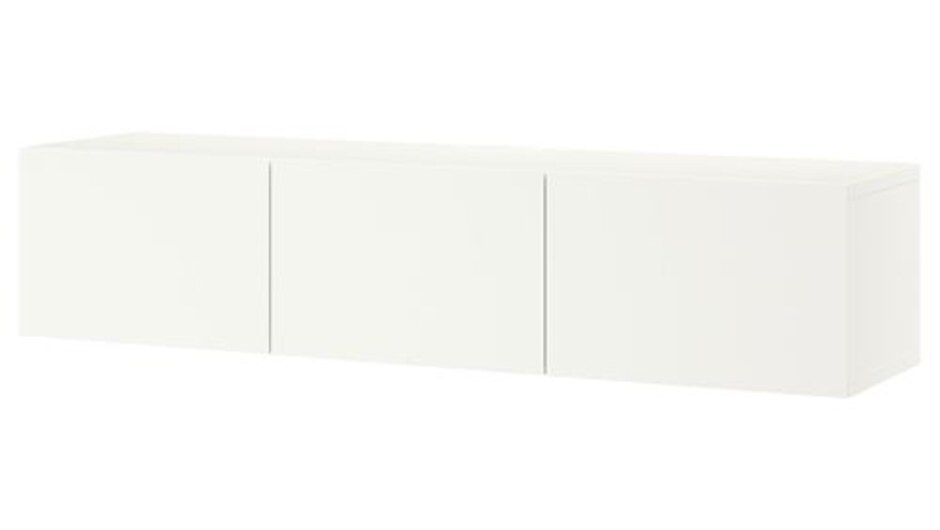 BESTÅ tv sehpası, 180x42x38 cm beyaz
