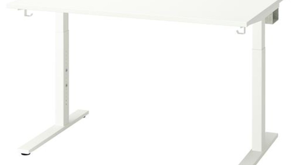 MITTZON çalışma masası, 120x80 cm beyaz MITTZON çalışma masası, 120x80 cm beyaz