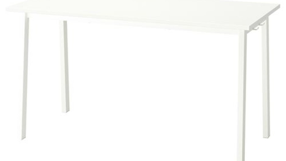MITTZON çalışma masası, 140x68 cm beyaz MITTZON çalışma masası, 140x68 cm beyaz