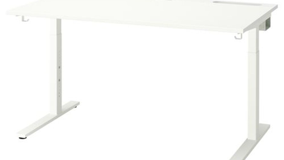 MITTZON çalışma masası, 140x80 cm beyaz MITTZON çalışma masası, 140x80 cm beyaz