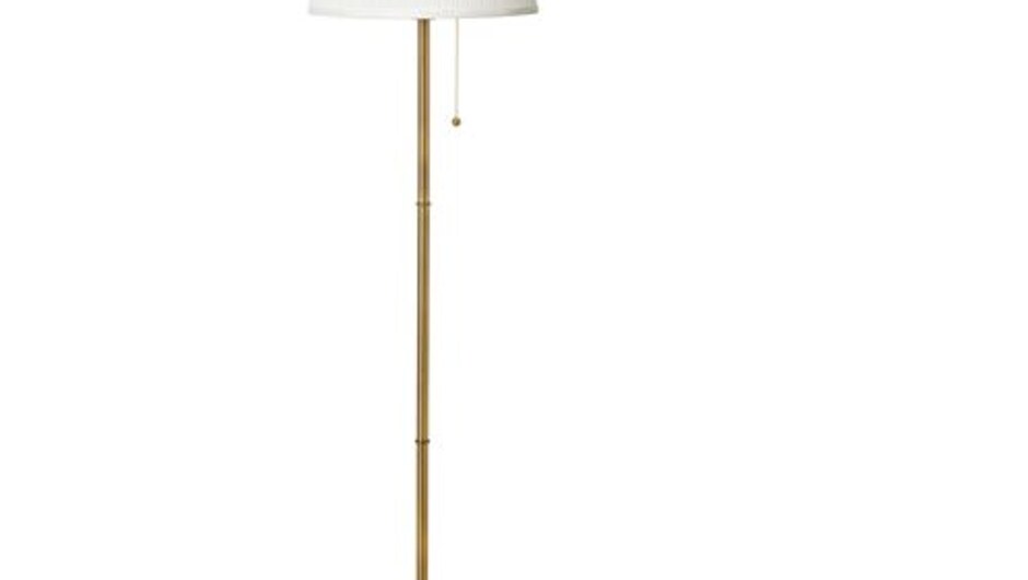 ÅRSTID yer lambası, 155 cm beyaz-pirinç rengi
