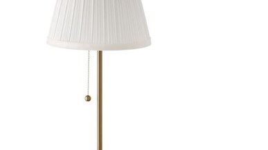 ÅRSTID abajur, 55 cm beyaz-pirinç rengi